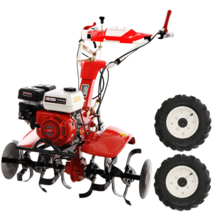 GeoTech-Pro PGT 900 - Motozbineuse à essence 7 CV avec boîte 2+1 et transmission à engrenages
